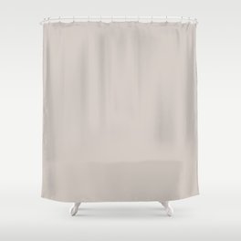 Light Gray Brown Solid Color Pairs Pantone Crystal Gray 13-3801 TCX Shades of Brown Hues Shower Curtain