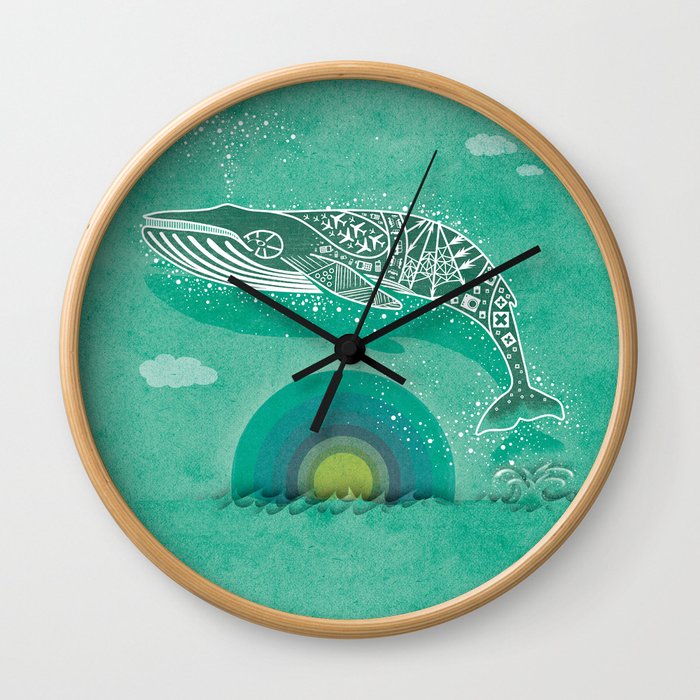 Whale Future Wall Clock