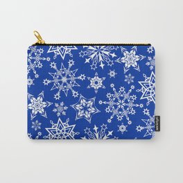 Snowflakes pattern  Carry-All Pouch