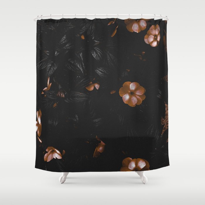 moody floral Shower Curtain