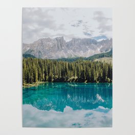 Lago di Carezza | Travel Photography | art print Poster