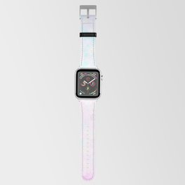 Elegant floral pastel rainbow Apple Watch Band