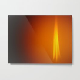 Flame Metal Print | Bright, Yellow, Photo, Sulfer, Hot, Heat, Abstract, Match, Colorful, Color 