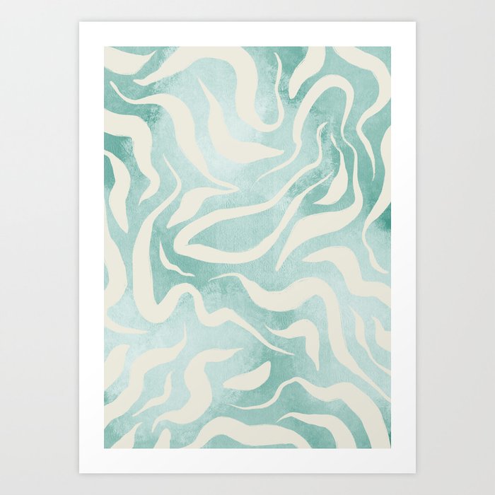 Abstract Ocean Art Print
