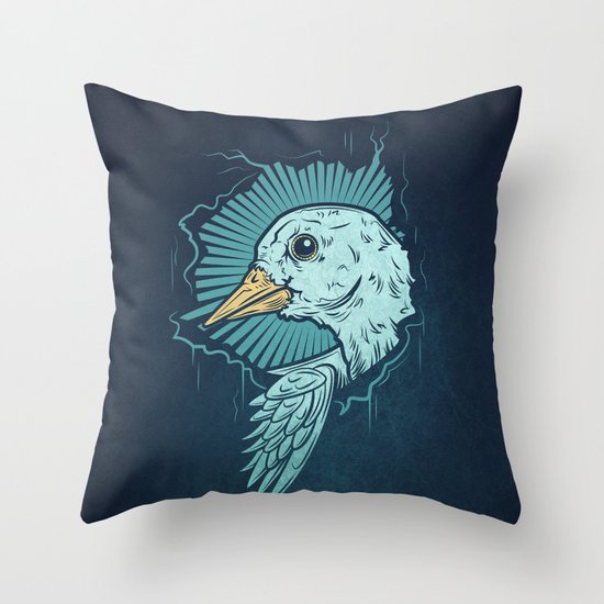 Tweeting Tom - What are you doing? Throw Pillow