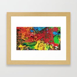 Rainbow Coolant  Framed Art Print