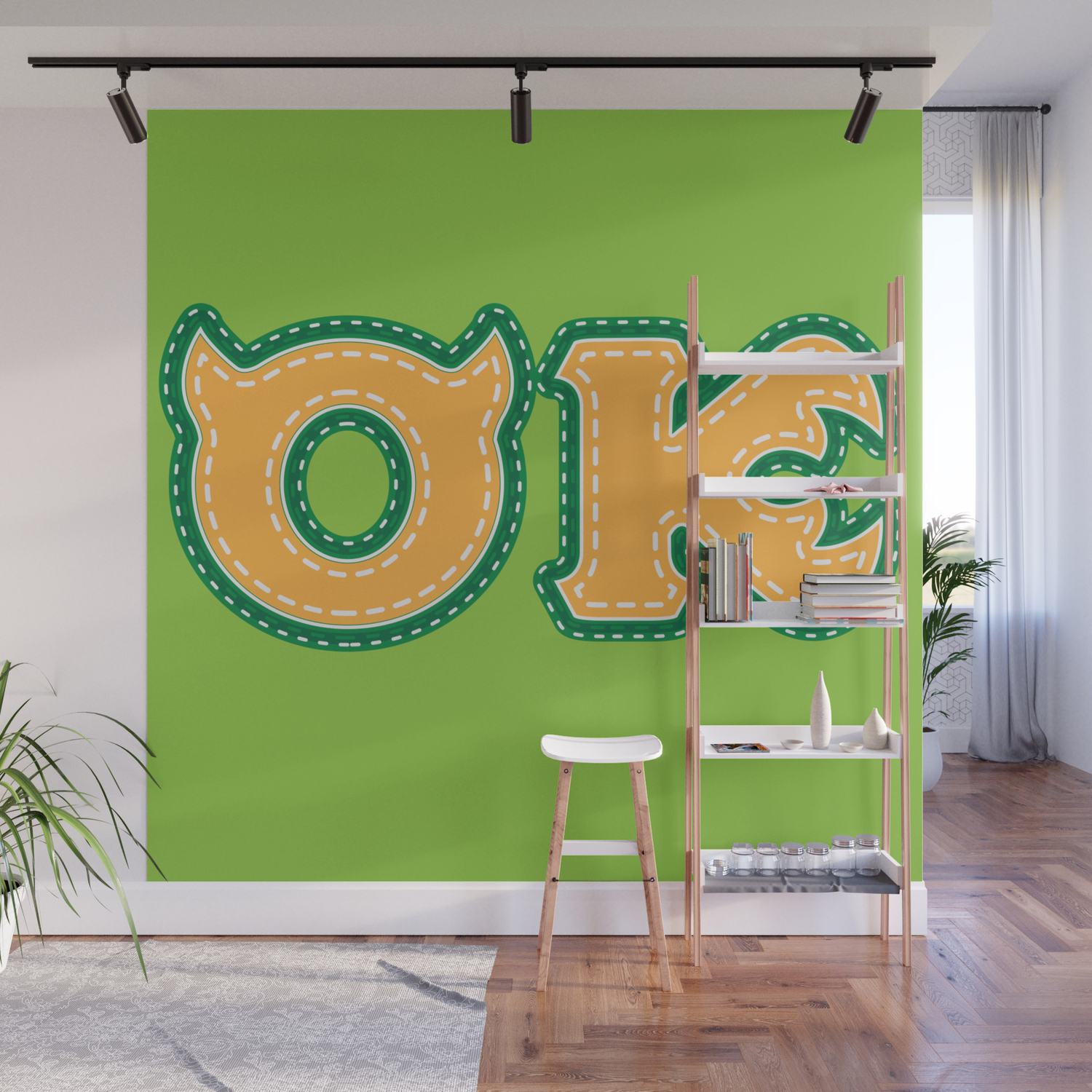 Monster University Fraternity Oozma Kappa Wall Mural By Darkchocolat Society6