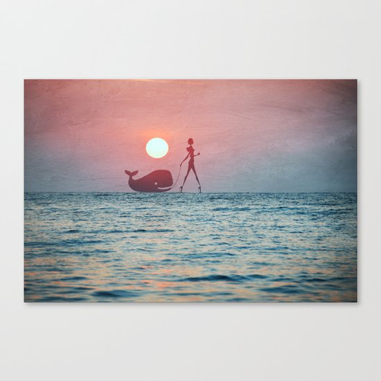 Whale Walk Canvas Print