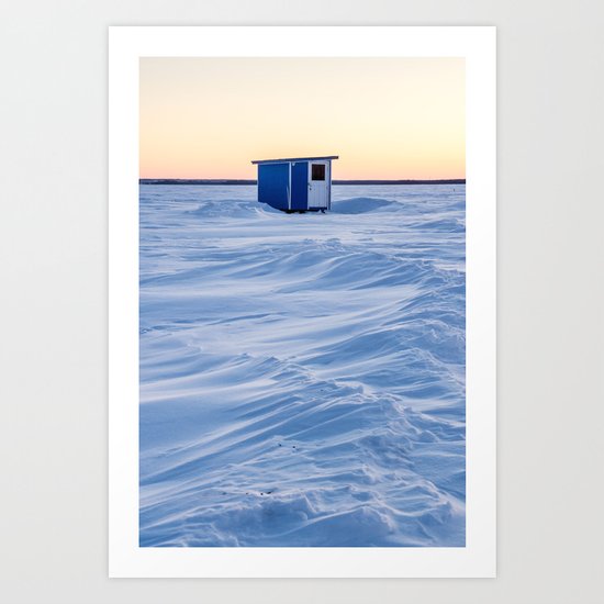 The fishing cabin Art Print