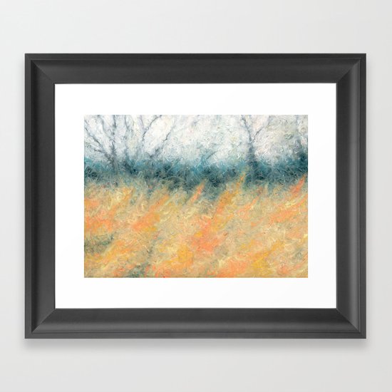 The Day's Deal With The Coming Night Framed Art Print