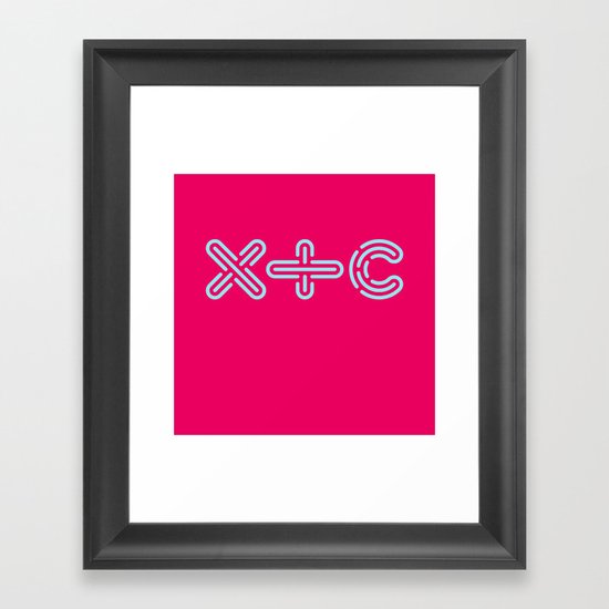 XTC Framed Art Print