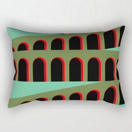 Bauhaus Arch Minimalist Rectangular Pillow