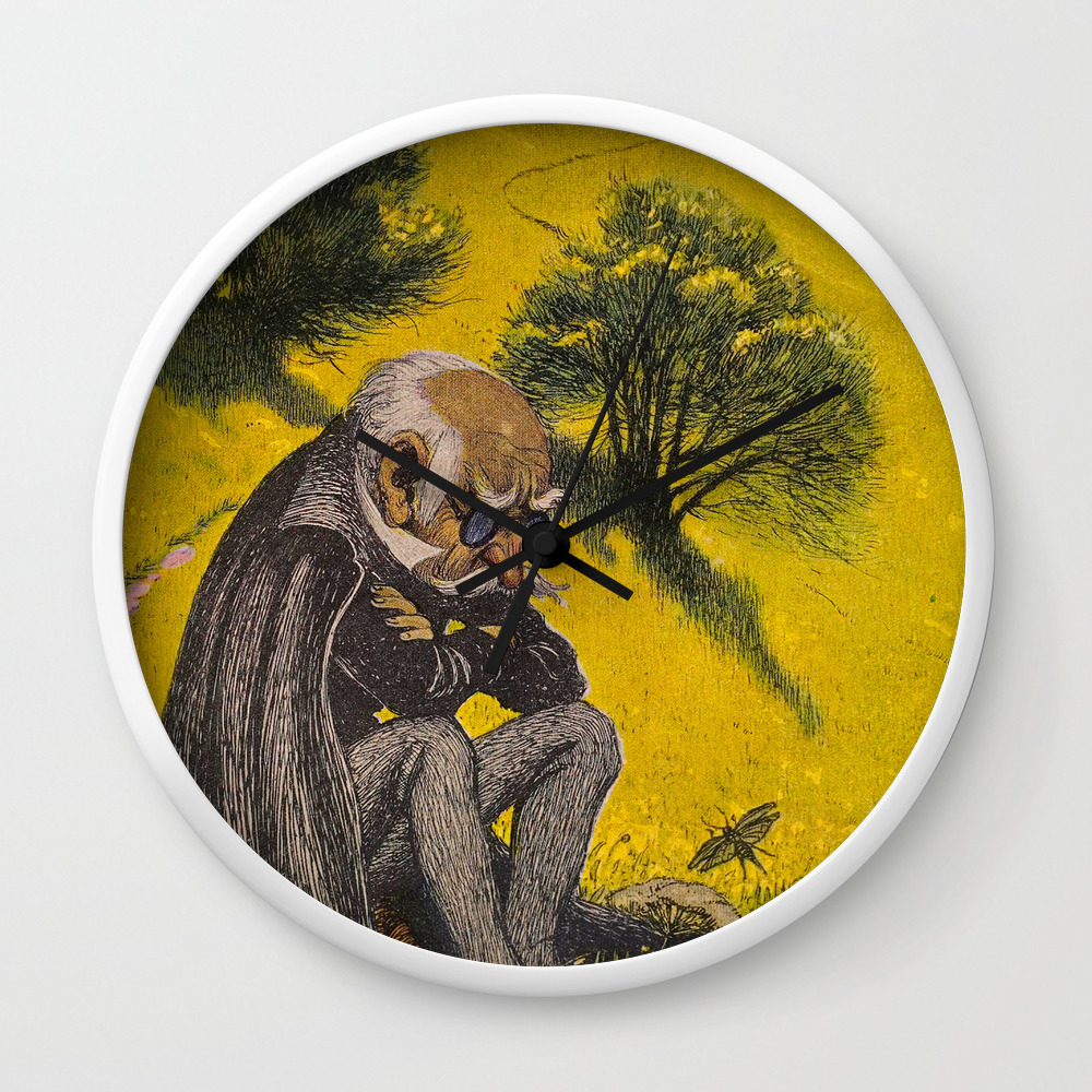 Jugend Munich Illustrated Weekly For Art And Life 1907 Fantasy Fairy Tale Sad Old Man Wall Clock By Enshape Society6,Skywards Wayanad