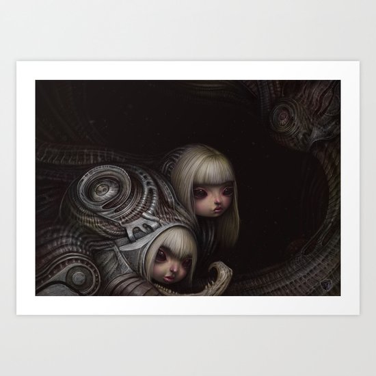 Dolls From the Hole V1 Art Print