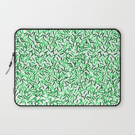 Green Sprinkles Pattern Laptop Sleeve
