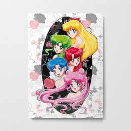 Sailor Senshi - Uncovered (Original Color Edition) Metal Print