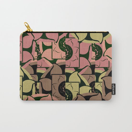 Floral pieces Carry-All Pouch