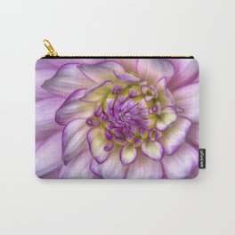 Pink Zinnia Close Up Carry-All Pouch