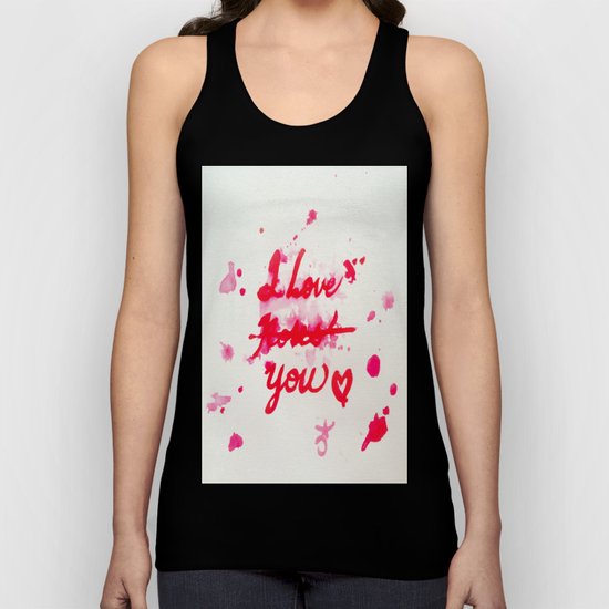 I Love Roses... I Mean, I Love You Unisex Tank Top