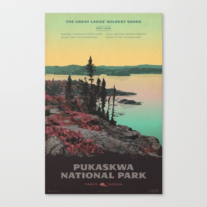Pukaskwa National Park Canvas Print
