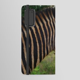 South Africa Photography - A Zebra In The Forest Android Wallet Case