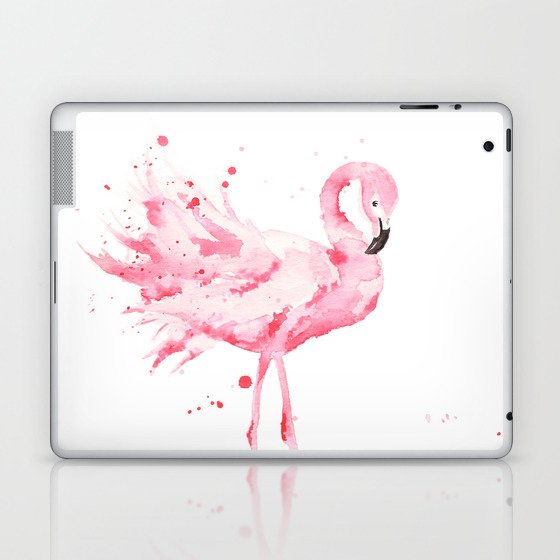 Dancing Flamingo Laptop & iPad Skin
