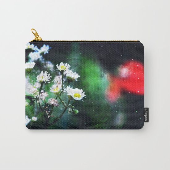Flowers, My Heart And The Stars Carry-All Pouch