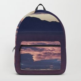Sorrento Coast Violet Clouds Picture Backpack