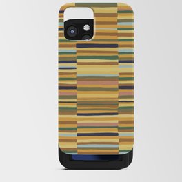 Striped pattern 03 iPhone Card Case