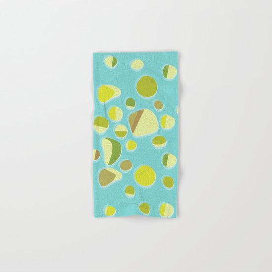 retro islands Hand & Bath Towel