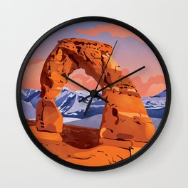 Arches National Park Wall Clock