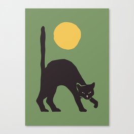 Angry Cat Canvas Print