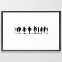 Piano Men, Medium Framed Art Print