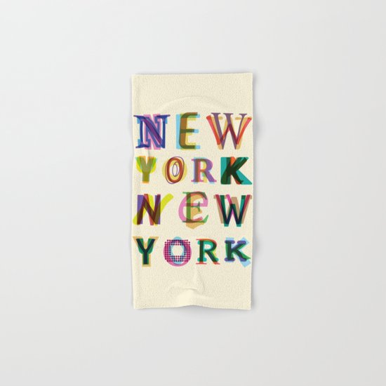 New York New York Hand & Bath Towel