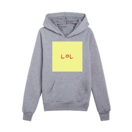 Lol -laughing out loud Kids Pullover Hoodies