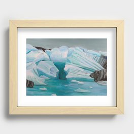 Glacier VII Recessed Framed Print