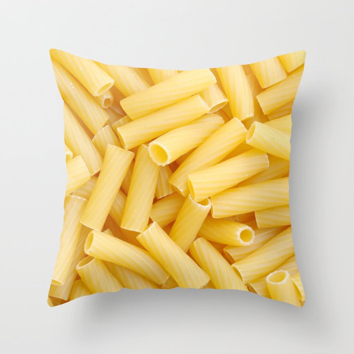 Italian Pasta Love Pattern Throw Pillow