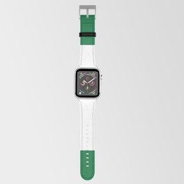 T (White & Olive Letter) Apple Watch Band