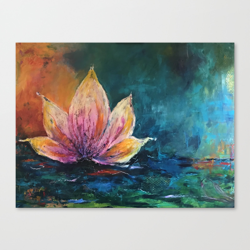 The Lotus House Of Love Peace Migration Canvas Print By Deester Society6