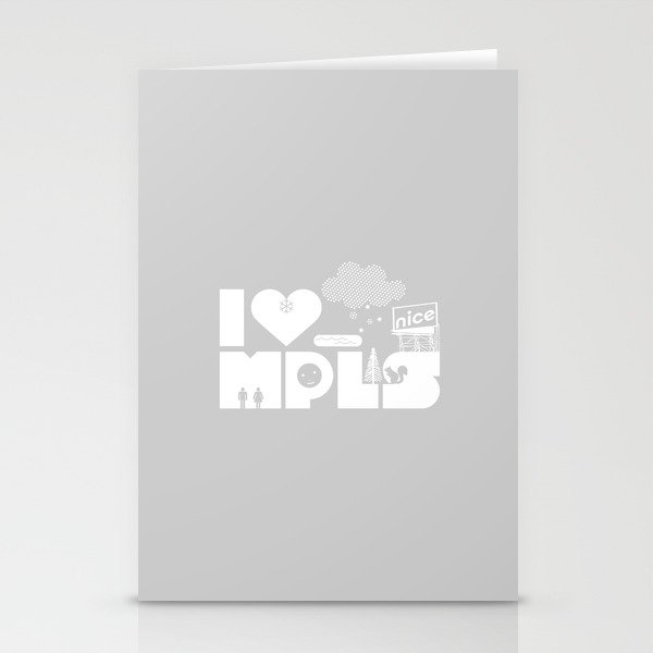 I Heart MPLS Stationery Cards