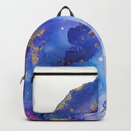 Inside the Storm Backpack | Marble, Flowy, Ink, Bubbles, Watercolor, Flow, Texture, Flowing, Abstractpainting, Fluidart 
