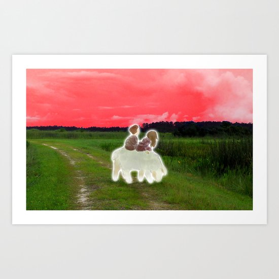 "Shrines" by Virginia McCarthy Cap Blackard Art Print