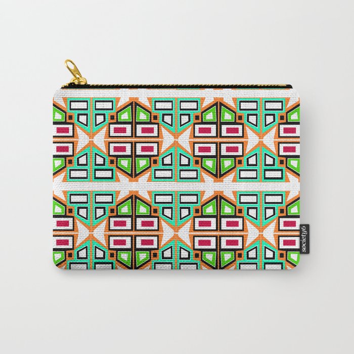 Abstract mosaic tiles Carry-All Pouch