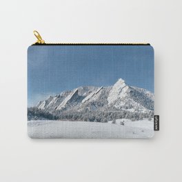 Snowy Flatirons Carry-All Pouch