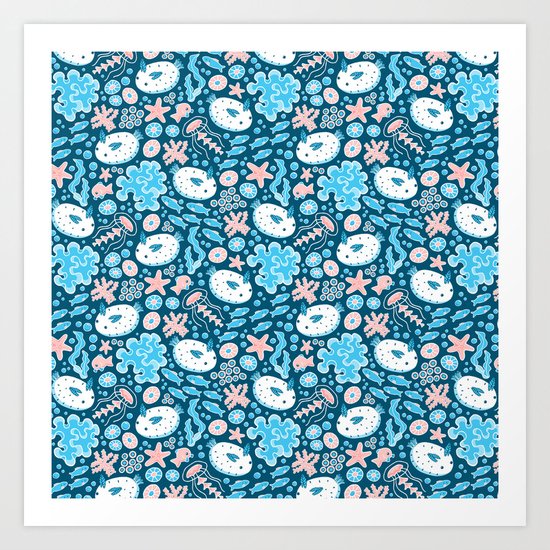 Sea Bunnies Art Print