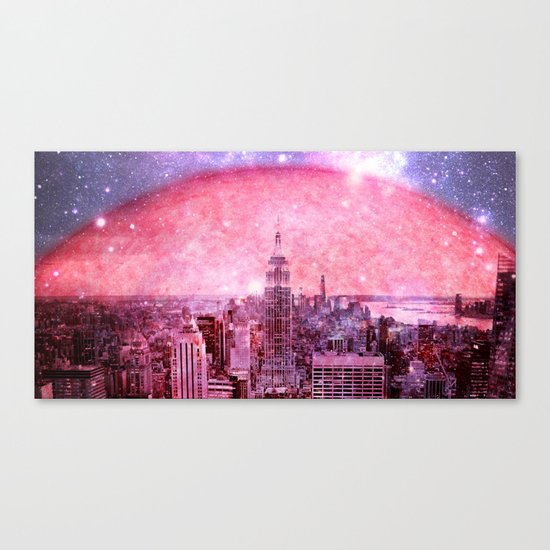 Galaxy : Space Colony Canvas Print