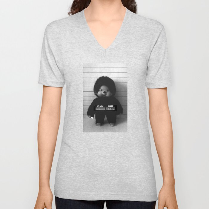 Monchhichi Lineup V Neck T Shirt