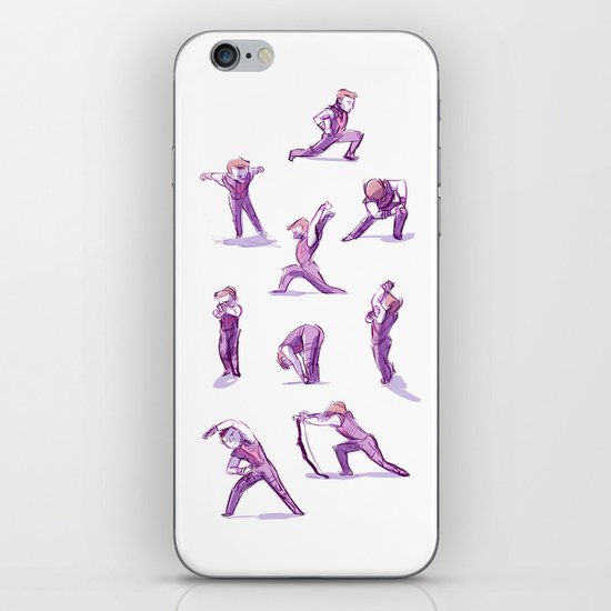When I Get Nervous I Do a Deep Lunge iPhone & iPod Skin