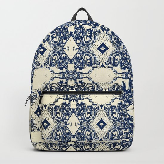 Antique Screaming Skulls Backpack