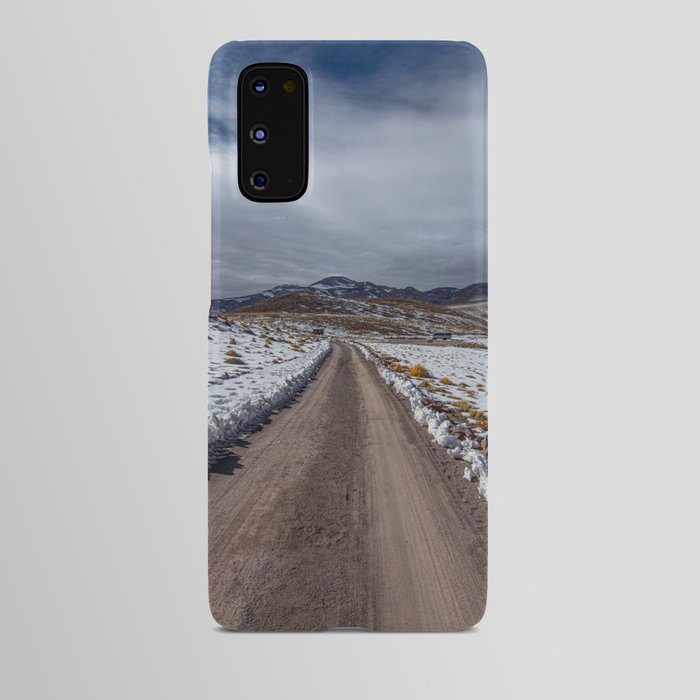 Snow Desert Path Android Case